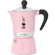 Rosa Mokkabryggere Bialetti Rainbow Espressomaskin 130ml 3 Kopper