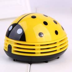 Gula Handdammsugare Moonbiffy Ladybug Cleaner Skrivbord Kaffe Dust Collector Gul