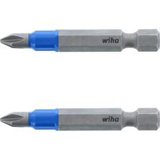 Wiha TerminatorBlue Impact Bit Phillips #1 2in 2pk