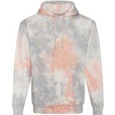 Tie Dye Jumpers AWDis Tie Dye Hoodie Mid Grey