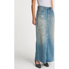 Acne Studios Skirts Acne Studios Philo Trafalgar Midi Skirt - Light Blue