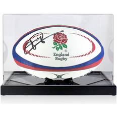 Exclusive Memorabilia Jonny Wilkinson Signed England Rugby Ball. Display Case