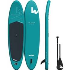 Inflatable SUP Board SUP Boards Wave Cruiser 2.0 SUP Inflatable Paddleboard 10'9ft Aqua Blue