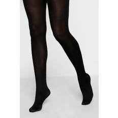 One Size Pantyhose boohoo Womens Denier Pack Microfiber Tights Black One