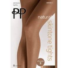 Pink Tights & Stay-Ups Pretty Polly Naurals Denier Skin Tone Tights Nude One