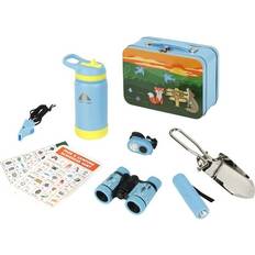 Ozark Trail Camping Lights Ozark Trail Kids 9-Piece Camping Explorer Kit with Headlamp Flashlight Binoculars Blue