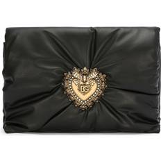 Clutches Dolce & Gabbana medium Devotion Soft clutch women Calf Leather/Calf Leather One Size Black