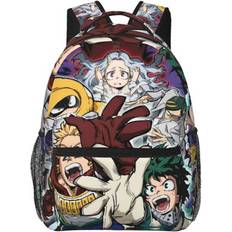 Heqqred Animation My Hero Academia Backpack Notebook Laptop Bags Daypack Large Capacity Multipurpose Backpacks Lightweight Satchel Rucksack For Adult Boys Girls Kids