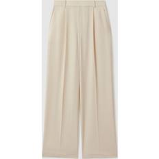 Reiss Trousers & Shorts Reiss Eden Mid-Rise Wide-Leg Mid-rise Trousers - London