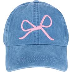 Denim Headgear David & Young Delicate Bow Baseball Cap Women