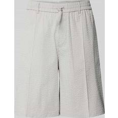 Emporio Armani Herr Shorts Emporio Armani Casual Shorts with Stripe Pattern - Beige