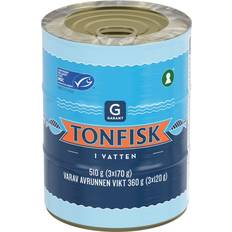 Garant Tonfisk i Vatten 3x170g