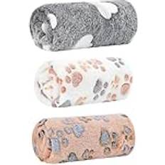 Memofynd 3-pack husdjursfilt, valpfilt, sovmatta, flanellfilt, husdjurstäcke, lämplig husdjursfiltar 76