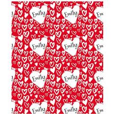 Purple Gift Wrapping Papers Ryman Personalised Painted Hearts Wrapping Paper 1 Metre x 1 Metre, none