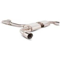 Exhaust Systems Scorpion non-Resonated 3" Cat Back Exhaust System" 2x 100mm Round Daytona Polished Tailpipes