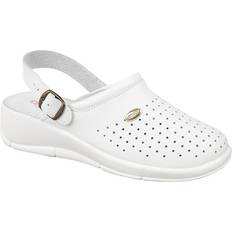 White - Women Clogs Dek 9 UK Womens Swivel Bar Clog White