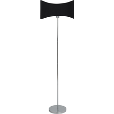 Belysning Beliani Sancalvo 153 cm Silver/Svart Golvlampa
