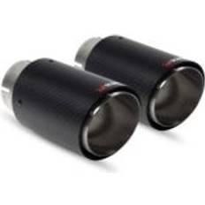 Exhaust Systems Scorpion 100mm Ascari Fibre Exhaust Tailpipe Set 2x 100mm Round Ascari Fibre Tailpipes