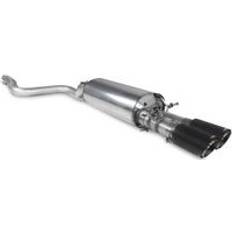 Exhaust Systems Scorpion Non-Resonated 2.75" GPF Back Exhaust System Valved" 2x 90mm Round Ascari Fibre Tailpipes