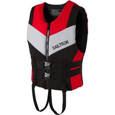 Swim & Water Sports Flemye Red, XXXL90-105KG Neoprene Life Jacket Adult Life Vest Water Sports Fishing Vest Kayaking Boating Swimming