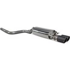 Exhaust Systems Scorpion Non-Resonated 2.75" GPF Back Exhaust System Valved" 2x 90mm Round Ascari Fibre Tailpipes