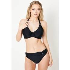 Gorgeous Ring Side Bikini Bottom Black