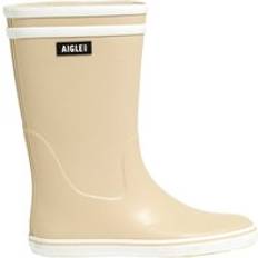 Beige - Women Wellingtons Aigle Damen Malouine Gummistiefel beige