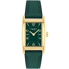 Green - Women Wrist Watches Coach Resse Green Leather 24mm Green