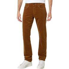 Gold - Men Trousers Paige Federal Slim Straight Fit Stretch Corduroy Pants in Golden Sunset Corduroy Golden Sunset Corduroy Men's Casual Pants Gold 33.5