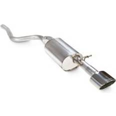 Scorpion Non-Resonated 2.5" GPF Back Exhaust System" 1x 160x95mm Oval Evo Polished Tailpipes