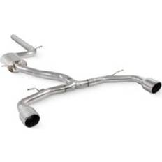 Exhaust Systems Scorpion Non-Resonated 3" GPF Back Exhaust System With Back Box Delete" 2x 114mm Round Indy Polished Tailpipes
