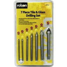 Rolson 48902 7pc Glass & Tile Drill Bit Set