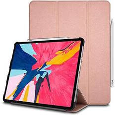 TechGear Rose Gold iPad Pro 12.9" 2020 Smart Case [Pencil Compatible] Slim