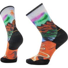 Smartwool Trail Run Targeted Singletrack Print Crew Socks - Mehrfarbig