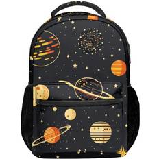 Unisex School Bags Bangyan Outer Space Cartoon Cute Spaceship Rocket Anime School High School Bag Unisex Multifunction Student Backpack for Kids Adult