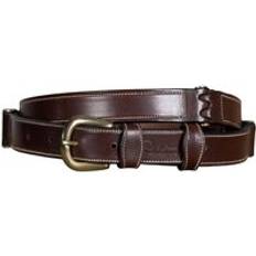 Dyon flacher Ledergürtel black