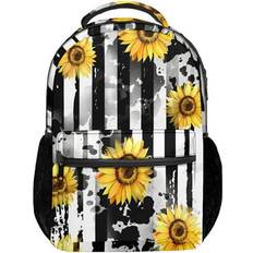 Unisex School Bags Bangyan 3D Sunflower Cartoon Waterproof Cartoon School Bags Unisex Reusable School Bag for Women Kids