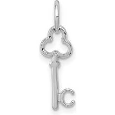 White Gold Charms & Pendants Bagatela 14K White Gold Key Letter Initial Charm