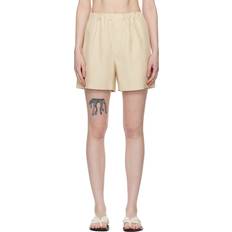 Ribbed Shorts LouLou Studio Beige Seto Shorts Sand