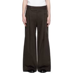 Dolce & Gabbana Brown Trousers Dolce & Gabbana Dolce&Gabbana Brown Pleated Trousers EBANO IT