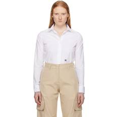 Palm Angels Women Shirts Palm Angels White Monogram Shirt White Black IT