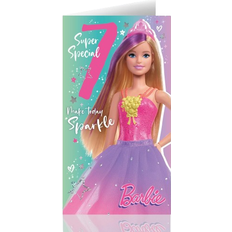 Birthdays Cards & Invitations Barbie Danilo Promotions Barbie Age 7 Birthday Card