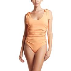 Hanky Panky Swimsuits Hanky Panky Women's Ruched Bow One Piece Swimsuit Florence Orange