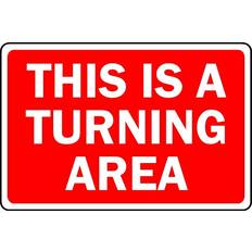 Workplace Signs on sale KPCM Display Ltd This is a turning area safety sign