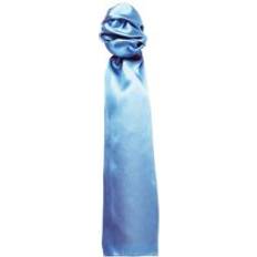 Satin Accessories Premier Colours Plain Scarf Mid Blue One