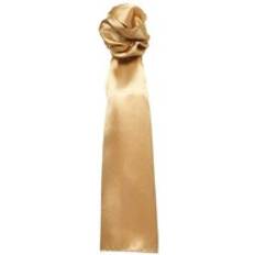 Gold Scarfs Premier Colours Plain Scarf Gold One