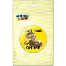 Jewelry Graphics and More Gadsden Color Don t Tread on Me Rattlesnake Pinback Button Pin Badge