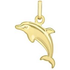 Carissima Gold ct Yellow Gold Dolphin Charm Pendant