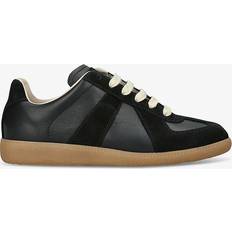 Womens Black Replica Leather Low-top Trainers Eur Women