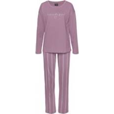 Stripes - Women Pyjamas Vivance Pyjama Set Grün Gestreift für Damen